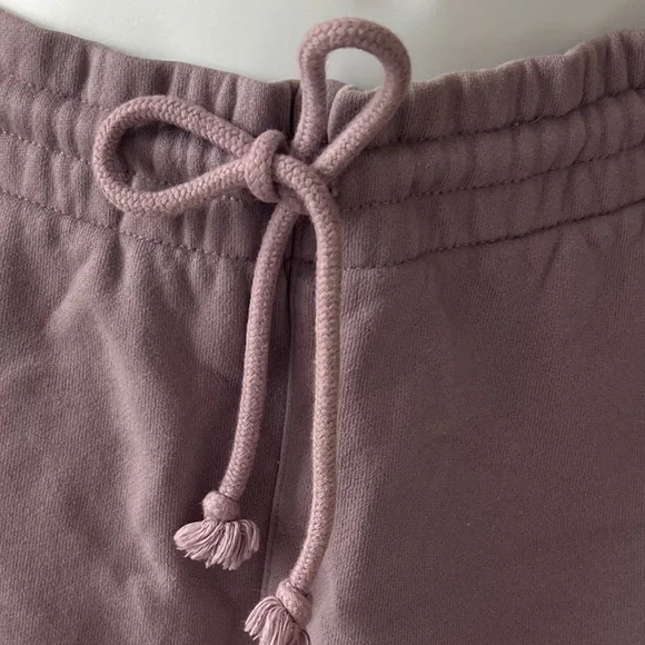 Boyfriend style Women's Sweat Shorts - Berry - Picture 3 of 5